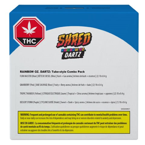 RAINBOW OZ. DARTZ COMBO PACK PRE-ROLLS