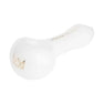 3.75" WHITE HAND PIPE W/ASH CATCHER MOUTHPIECE