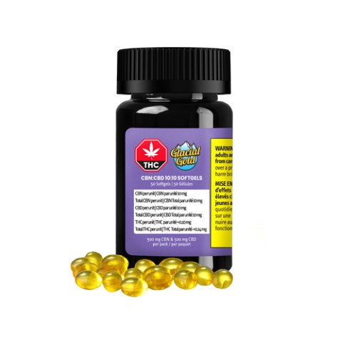 CBN:CBD 10:10 50-PACK SOFTGELS